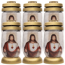 Bolsius candles 3S 12 Jesus inserts 36h 1.5 day 6 pieces