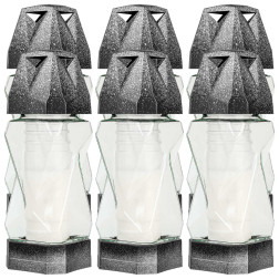 Bolsius 4D Prestige OC6 candles, inserts 48h 2 days, 6 pieces