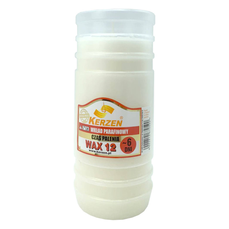 Kerzen WAX parafínové vložky do sviečok 12 144h 6 dní 16 kusov