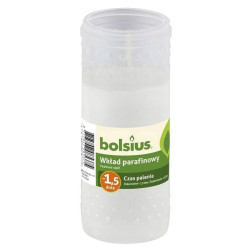 Bolsius 36 H 1.5 day paraffin candle inserts, 35 pieces