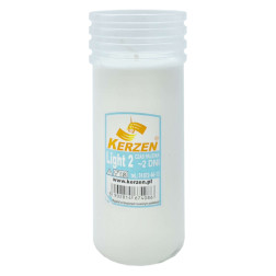 Kerzen LIGHT 2 Paraffinkerzeneinsätze 48h 2 Tage 30 Stück