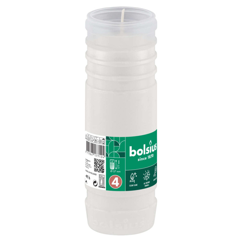 Paraffin candle inserts Bolsius 4D RP4 91h 20 pieces