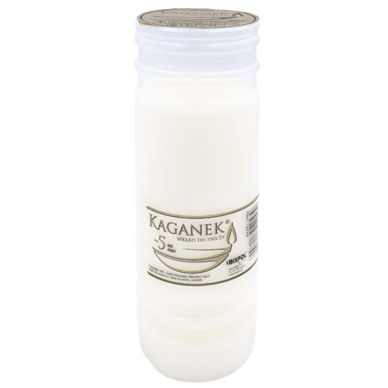 Parafínové vložky do svíček Bispol Kaganek K5 120h 5 dní 18 kusů