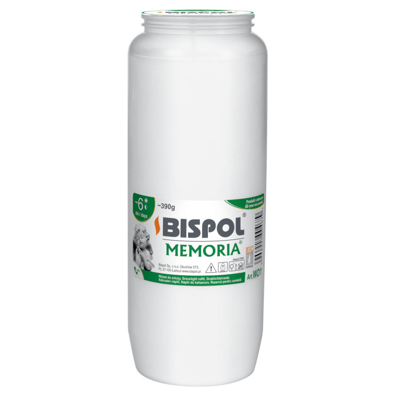 Olejové náplně do svíček BISPOL WO11 6 dní, 16 kusů