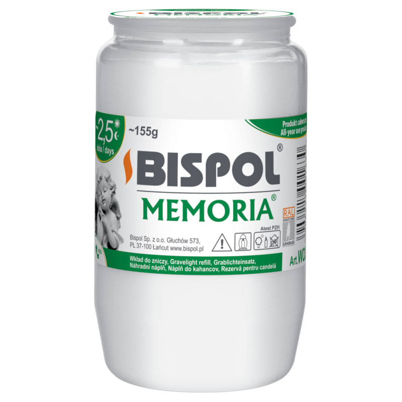 Vložky do olejových svíček BISPOL WO3 60h 2,5d 24 kusů