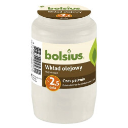 Wkłady do zniczy olejowe Bolsius NR 3 60h 2,5 dnia 20 sztuk