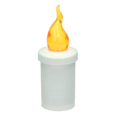 Subito S5 LED candle inserts, 12 pieces, yellow