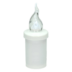 Subito S5 LED candle inserts, 12 pieces, white