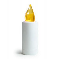 Grande Luce LED candle inserts, 12 pieces, yellow