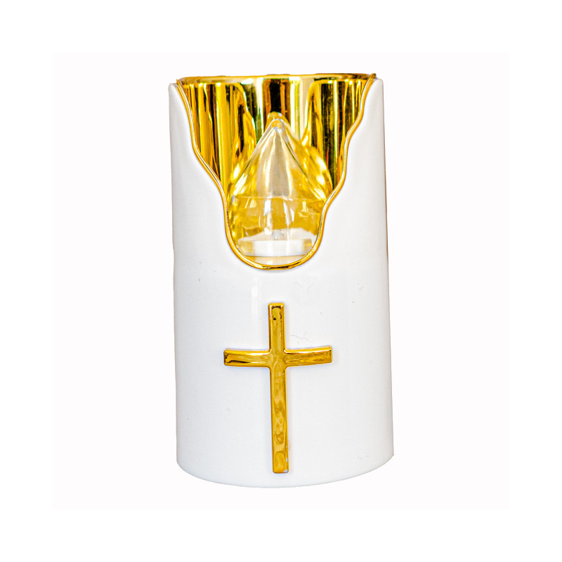 Subito C707 H125 LED-Kerzeneinsätze, 6 Stück, goldgelb