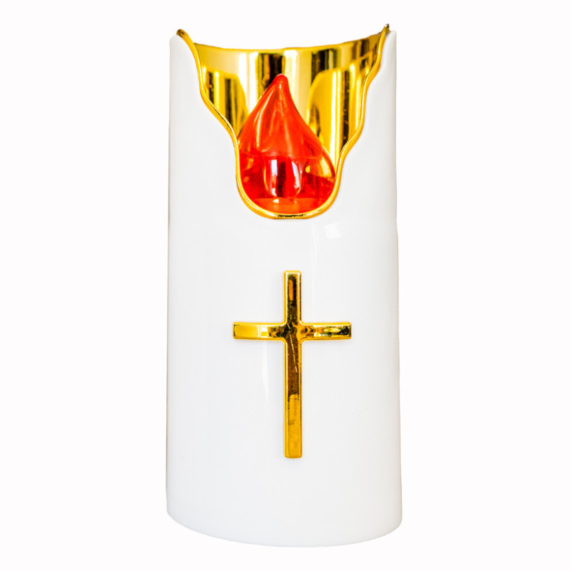 Subito C707 H150 LED-Kerzeneinsätze, 6 Stück, gold-rot