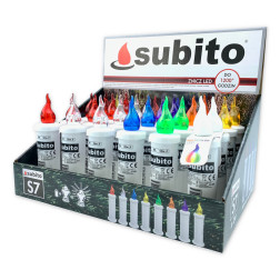 Subito S7 LED candle inserts, 24 pieces, mix