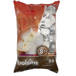 Bolsius candles 8h 50 pieces