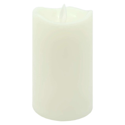 Decorative LED candle 125mm ivory 1 piece