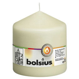 Bolsius Stumpenkerze 100/98mm creme, 1 Stück