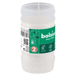 Bolsius NO. 2 paraffin candle insert 2D RP2 45h 1 piece