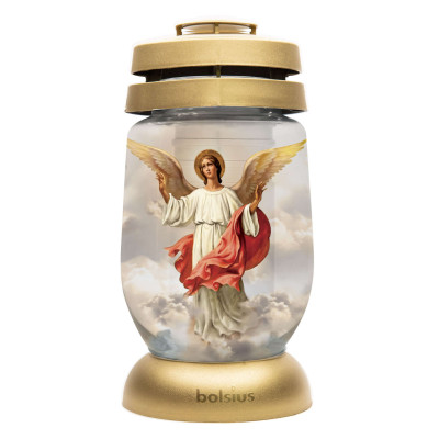 Candle Lantern BOLSIUS 3S 17 Angel 22.5cm 36h 1pc.