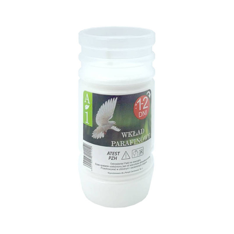 Vložky do svíček parafínové PŁOMYK A-1 (11,5cm) 24-48h 30ks.