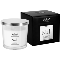 Scented candle BISPOL Valpe No1 snp100-001 (Agarwood & Vanilla) ~40h