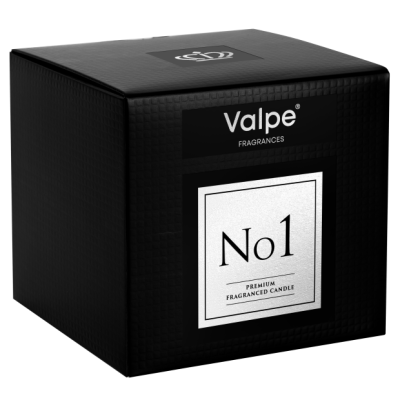 Scented candle BISPOL Valpe No1 snp100-001 (Agarwood & Vanilla) ~40h