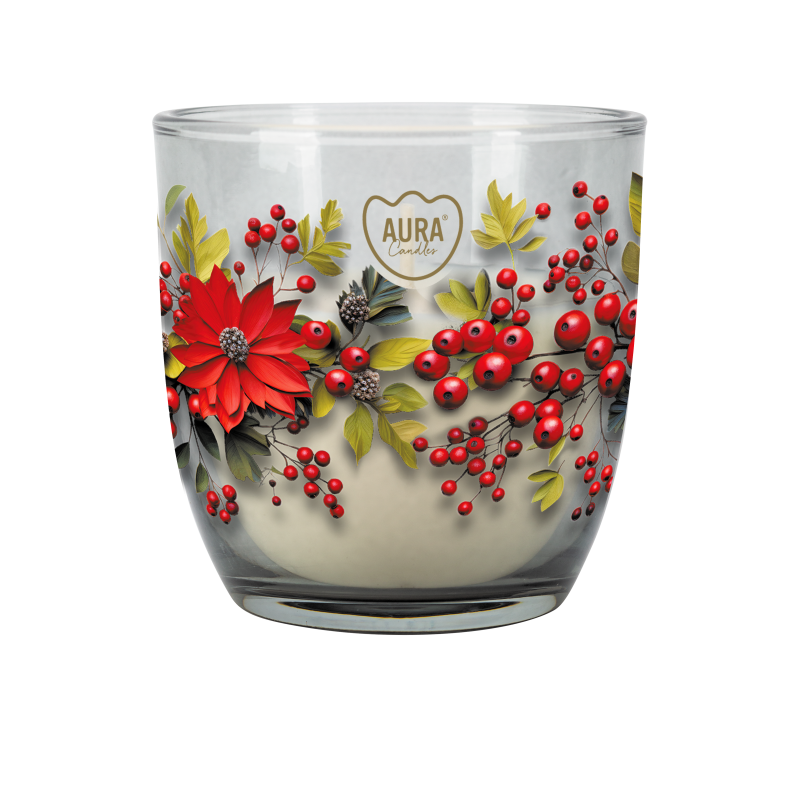 BISPOL Aura Geschenkset ADC-002-468 (Frohe Weihnachten) Kerze + Diffusor