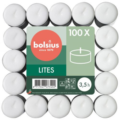 Bolsius 3.5h heaters 100 pieces