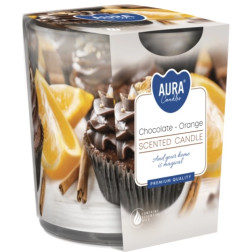 BISPOL Aura scented candle sn72s-54 (Chocolate & Orange) ~22h