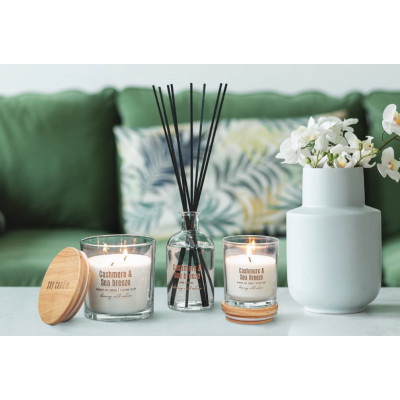 BISPOL soy scented candle sn173-325 (Bay leaf & Blackberry) ~40h