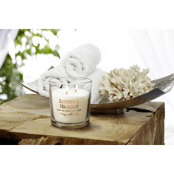 Scented soy candle BISPOL sn173-327 (Cashmere & Sea Breeze) ~40h