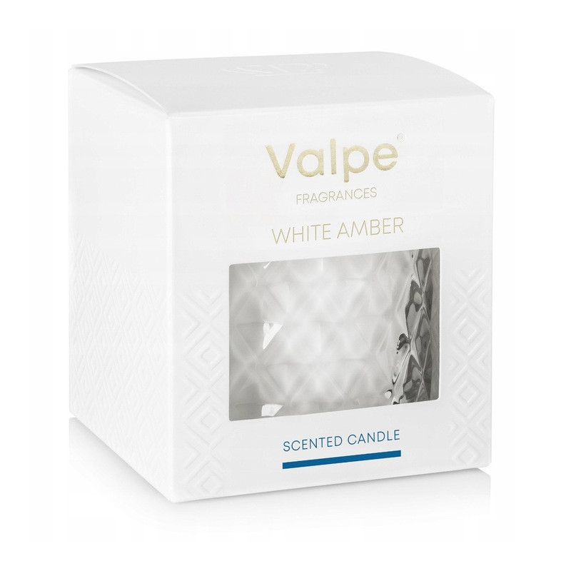 BISPOL Vonná sviečka Valpe VC-001-459 (Biela jantárová) ~40h