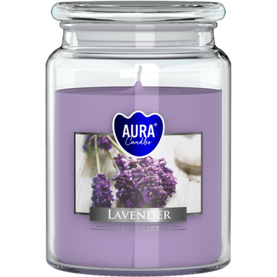 BISPOL Aura scented candle snd99-79 (Lavender) ~100h