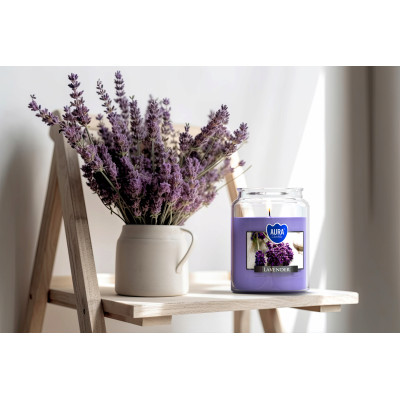 BISPOL Aura scented candle snd99-79 (Lavender) ~100h