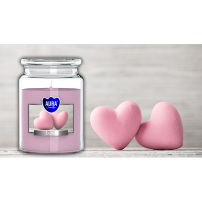 BISPOL Aura scented candle snd99-105 (Love) ~100h