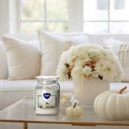 BISPOL Aura scented candle snd99-179 (White flowers) ~100h