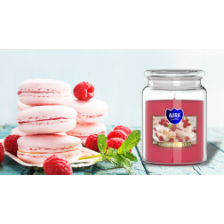 BISPOL Aura scented candle snd99-329 (Raspberry cloud) ~100h