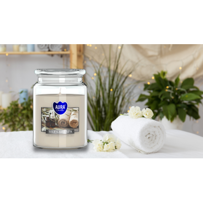 BISPOL Aura scented candle snd99-363 (Self care SPA) ~100h