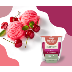 BOLSIUS Everyday Scented Candle (Cherry Ice Cream) ~21h