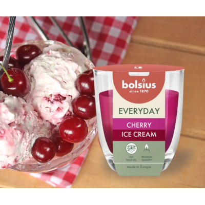 BOLSIUS Everyday Scented Candle (Cherry Ice Cream) ~21h