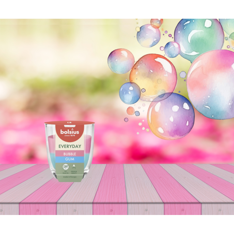 BOLSIUS Everyday Scented Candle (Bubble Gum) ~21h