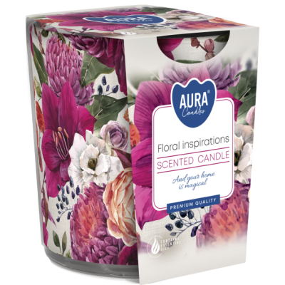 BISPOL Aura scented candle sn72s-30 (Floral inspirations) ~22h