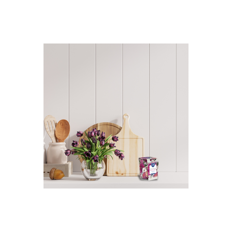 BISPOL Aura scented candle sn72s-30 (Floral inspirations) ~22h