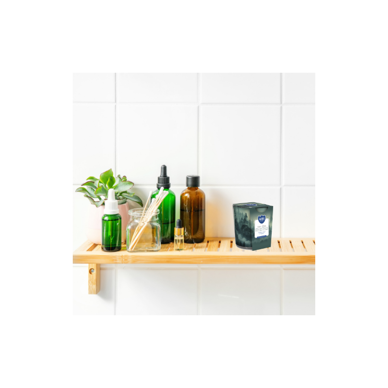 BISPOL Aura scented candle sn72s-58 (Oak & Moss) ~22h