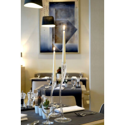 Svíčky Bispol Svíčky Aura s30-090 ~7h 10 kusů bílé