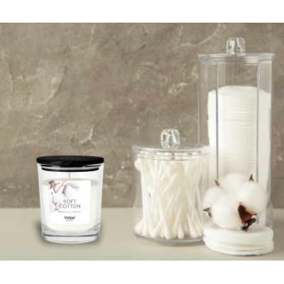 BISPOL Valpe scented candle sn95d-338 (Delicate cotton) ~50h