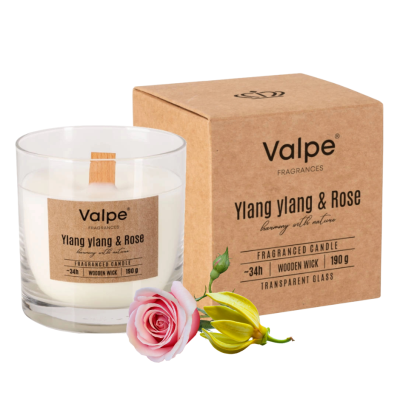 BISPOL Valpe Duftkerze sn82-000-384 (Ylang Ylang & Rose) ~34h