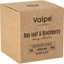 BISPOL Valpe scented candle sn82-080-325 (Bay leaf & Blackberry) ~34h