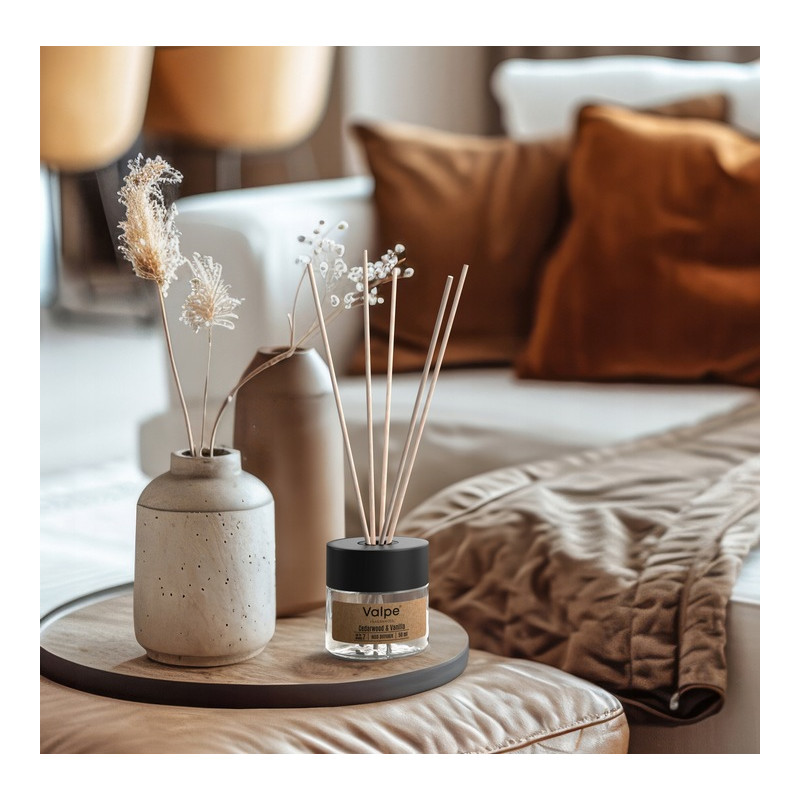 Dyfuzor zapachowy BISPOL Valpe dz50-81 (Drzewo cedrowe & Wanilia) 50ml