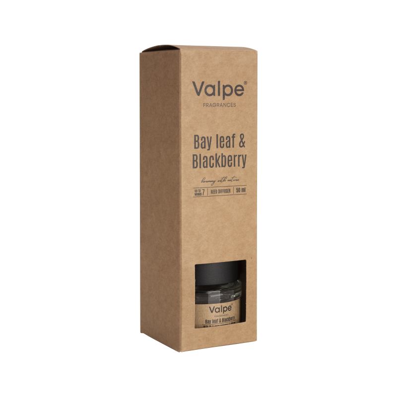 Dyfuzor zapachowy BISPOL Valpe dz50-325 (Liść laurowy & Jeżyna) 50ml