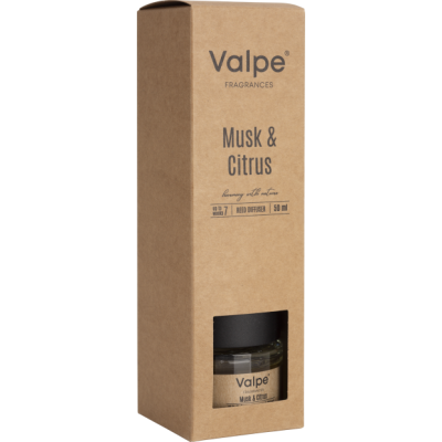 BISPOL Valpe vonný difuzér dz50-328 (Musk & Citrus) 50ml