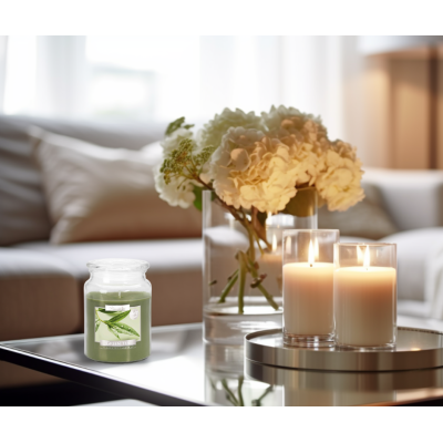 BISPOL Aura scented candle snd99-83 (Green tea) ~100h